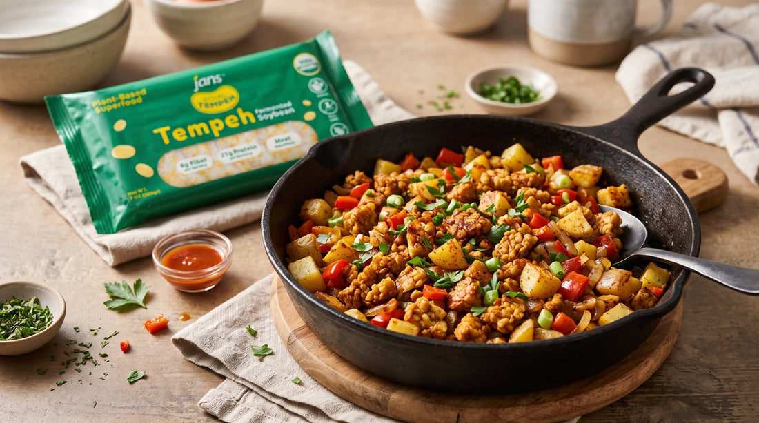A Hearty Tempeh Breakfast Hash to Start Your Day