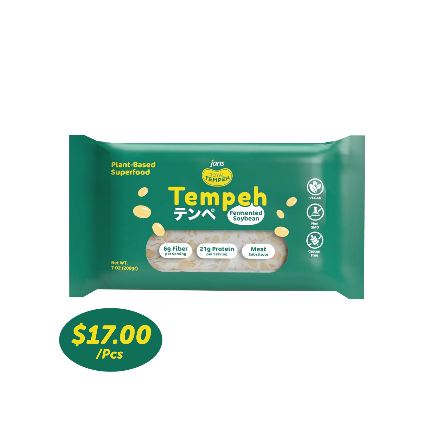 Frozen Tempeh Block
