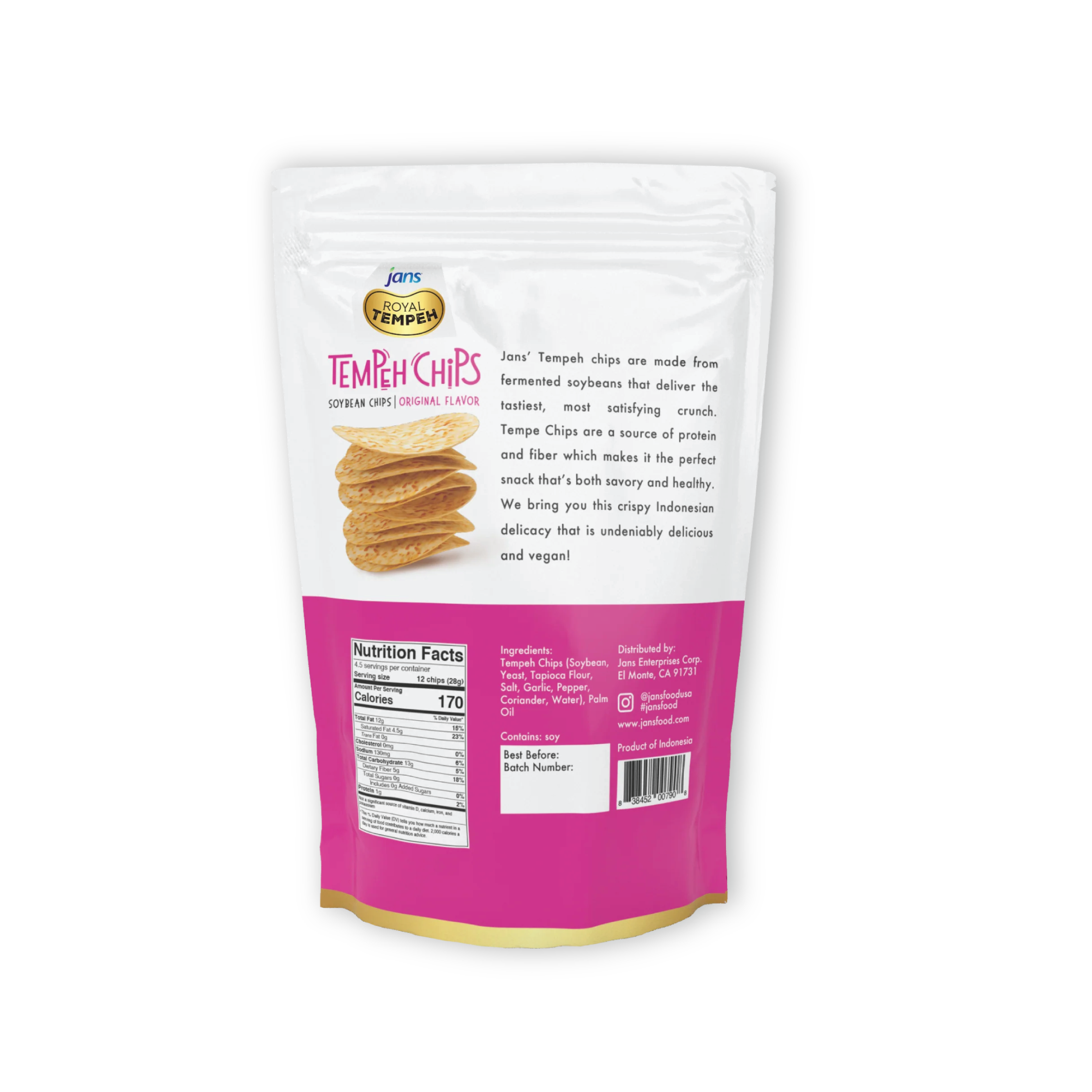 Temphe Label Royal Tempeh Products | Tempeh Chips, Frozen Tempeh & More
